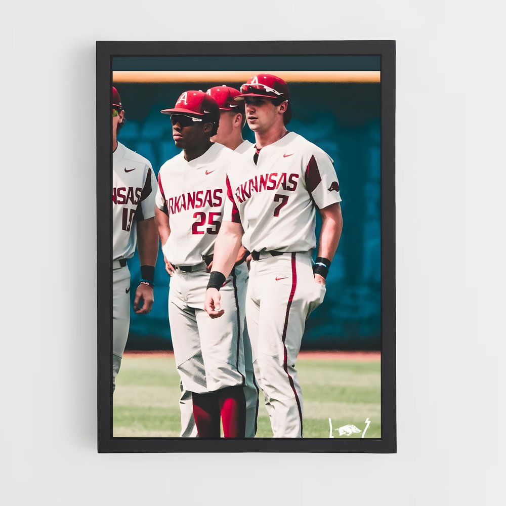 Poster Cayden wallace – affiche Baseball (vue 2)